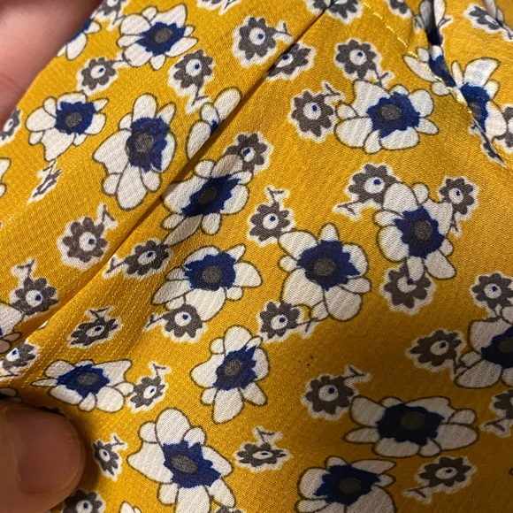 Yellow floral short Sundress from Wildfire - Picture 3 of 5